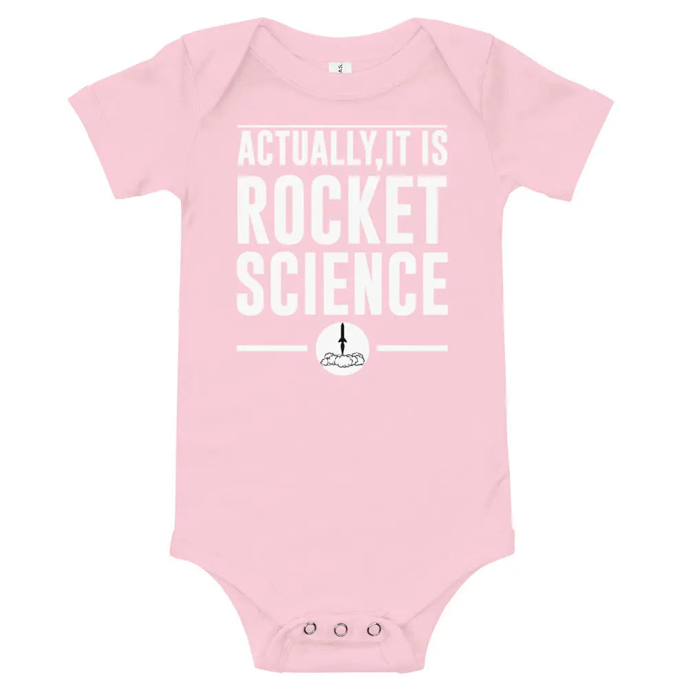 Actually It Is Rocket Science Baby Vest Funny Space One Piece