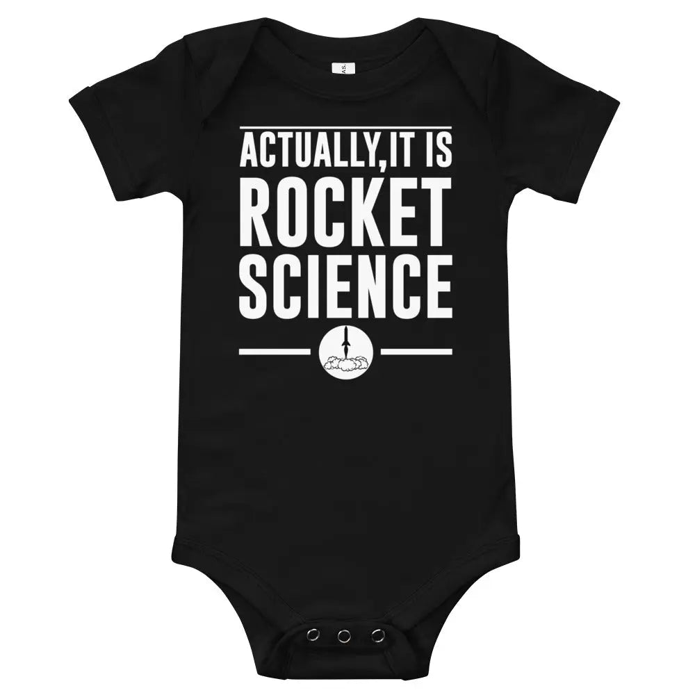 Actually It Is Rocket Science Baby Vest Funny Space One Piece