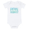 Baby Boys Future Scientist Print Babies Vest