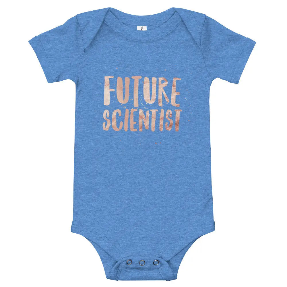 Baby Girl Future Scientist Print Babies Vest