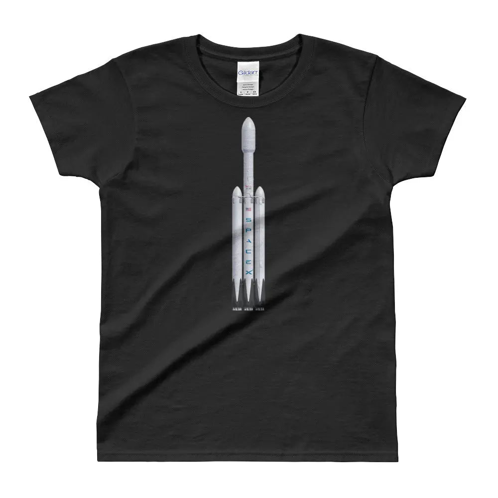 Falcon Heavy Ladies Short-Sleeve T-Shirt