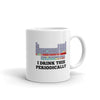 Funny Science Joke Coffee Mug I Drink This Periodically Cup