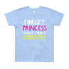 Girls 8y-12y Forget Princess I Want To Be A Scientist Shirt Youth