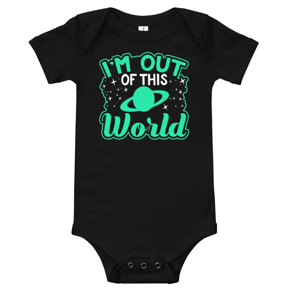 Im Out Of This World Space Science Baby Grow Vest Bodysuit