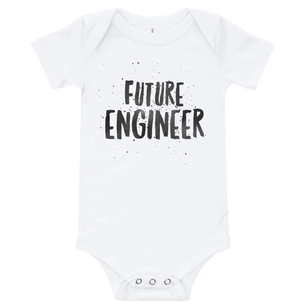 One Piece Future Engineer Baby Boys Bodysuit Engineer Dad