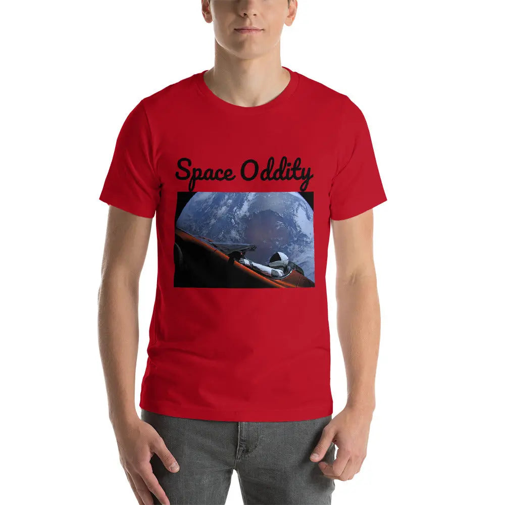Space Oddity Men's T-Shirt Tesla Roadster