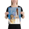 Space Shuttle Rocket Launch Poster Cape Canaveral Take Off