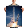 Space X Falcon 9 Launch Poster - Elon Musk