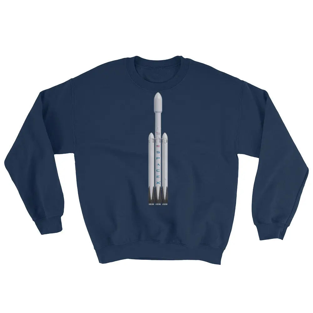 Space X Falcon Heavy Mens Sweatshirt