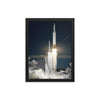 SpaceX Falcon Heavy Launch Framed Poster Print Art