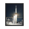 SpaceX Falcon Heavy Launch Framed Poster Print Art