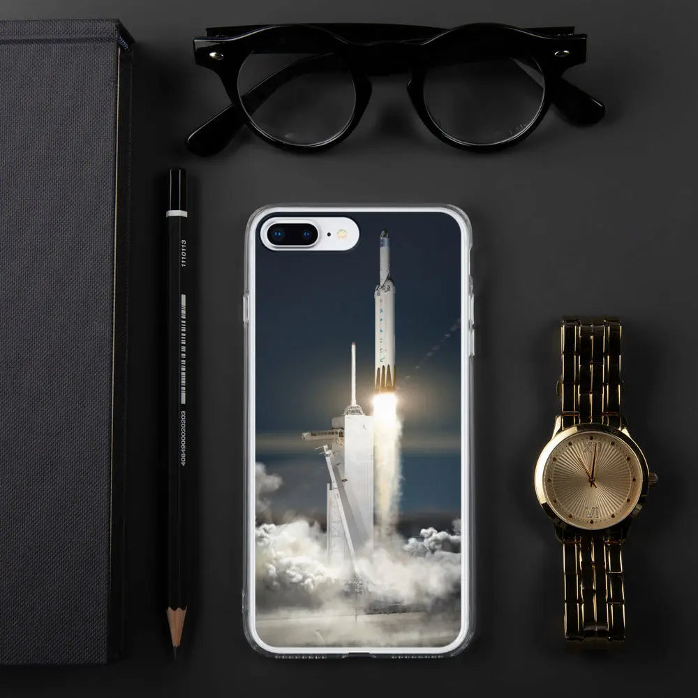 SpaceX Falcon Heavy iPhone Case Rocket Launch Cover SE/X/XS/XR/XSMax/11/Pro/Max/6Plus/6sPlus/6/6s/7Plus/8Plus/8