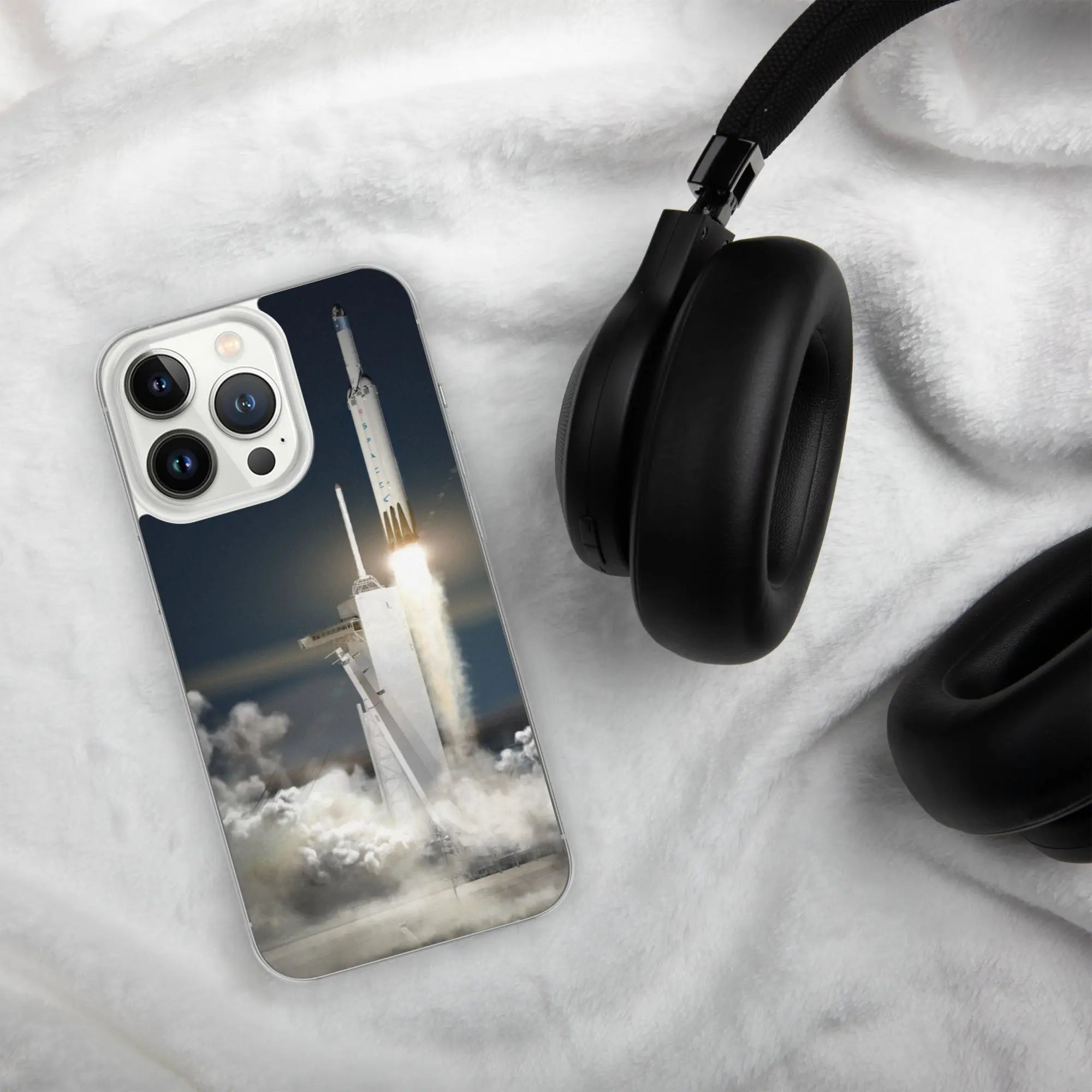 SpaceX Falcon Heavy iPhone Case Rocket Launch Cover SE, X, XS, XR, XS Max, 11
