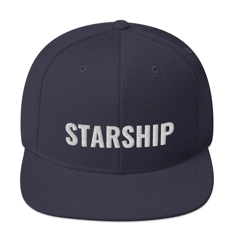 SpaceX Snapback StarShip Rocket Hat Cap