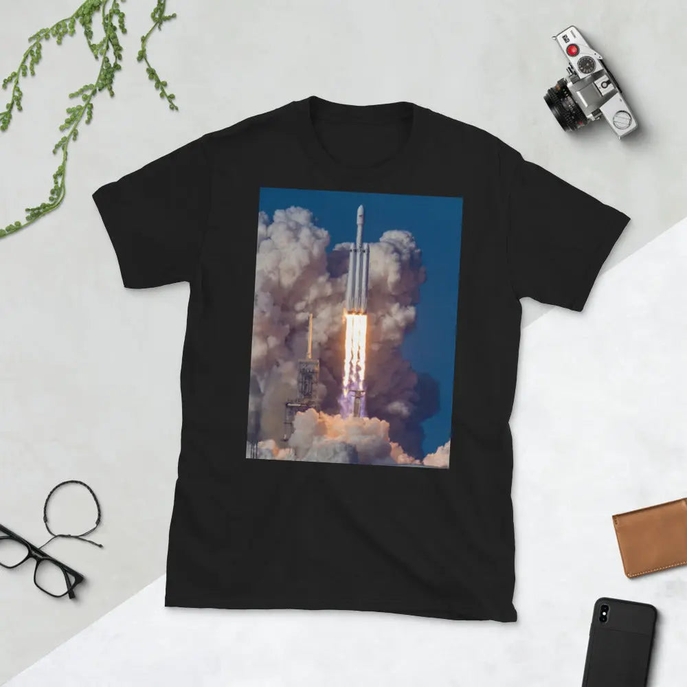 gennembore I hele verden en gang SpaceX T Shirt Falcon Heavy Tshirt Rocket Launch Tee Short-Sleeve Unisex T-Shirt  Space X freeshipping - Astro Gear Store – AstroGear