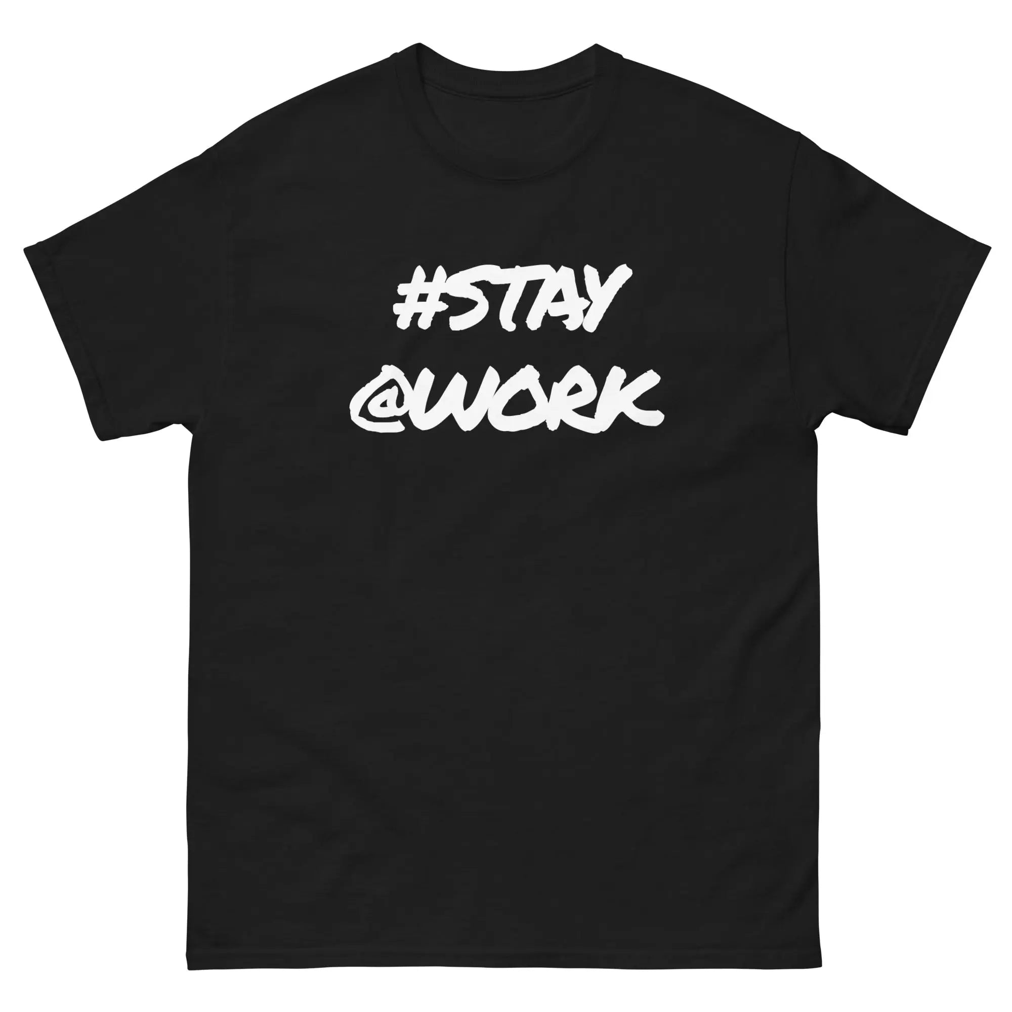 #Stay @Work Elon Musk Twitter Tshirt in Black picture 3