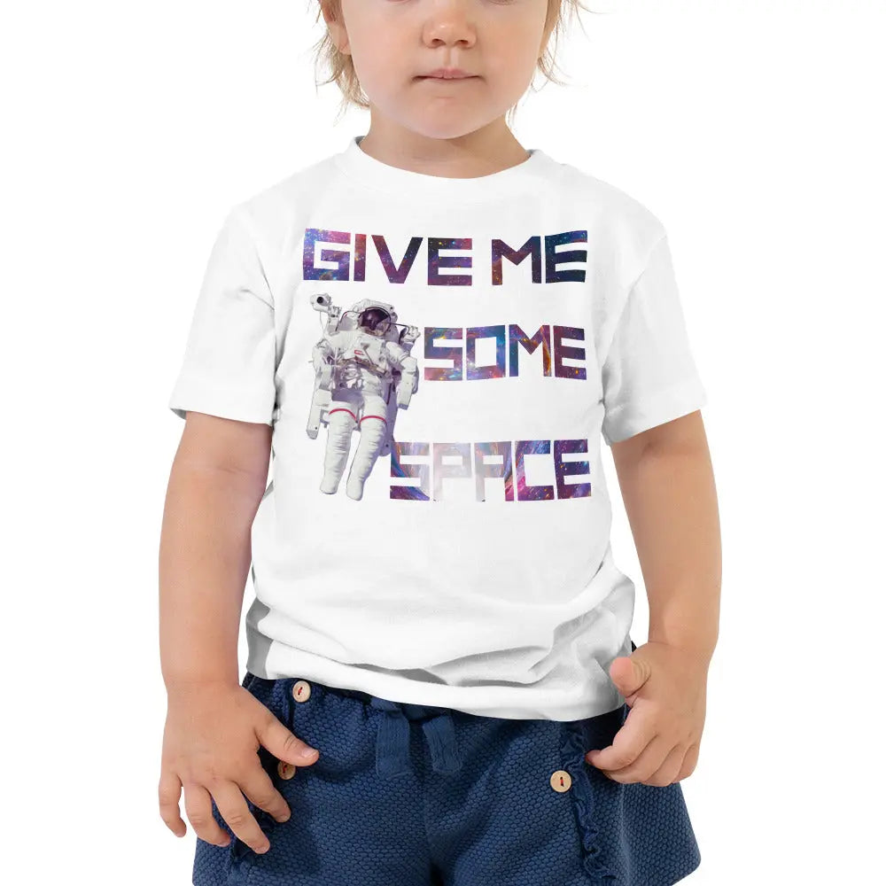 Toddler 2y-5y Shirt Give Me Some Space Funny Astronaut Short Sleeve