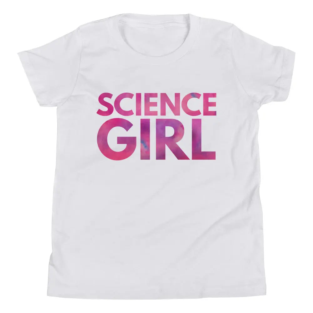 Youth Science Girl Short Sleeve T Shirt Top Blouse